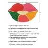 RugSmith Bleach Machine Tufted Colourful Lips, 18" x 30" - 3 of 4