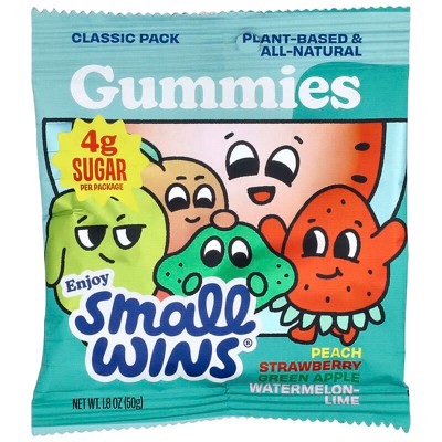 Enjoy Small Wins, Gummies, Classic Pack, Peach, Strawberry, Green Apple, Watermelon-Lime, 1.8 oz