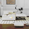 MAYEERTY Versatile Foldable Sofa Bed (3 Lengths) with USB & Swivel Phone Stand (Beige Velvet) - 2 of 4