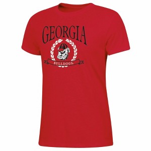 NCAA Georgia Bulldogs Women's Crew Neck T-Shirt - 1 of 3