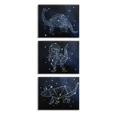Stupell Industries Night Sky Dinosaur Constellations Outer Space