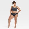 Women's Lace-Up Crochet Corset Bra - Colsie™ - 3 of 3