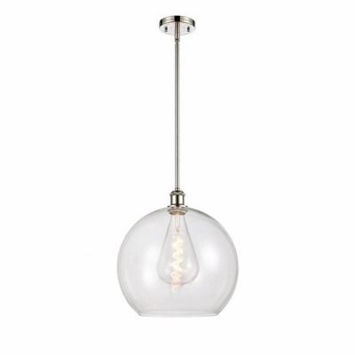 Athens - 1 Light Pendant In Industrial Style-16.38 Inches Tall and 13.75 Inches Wide