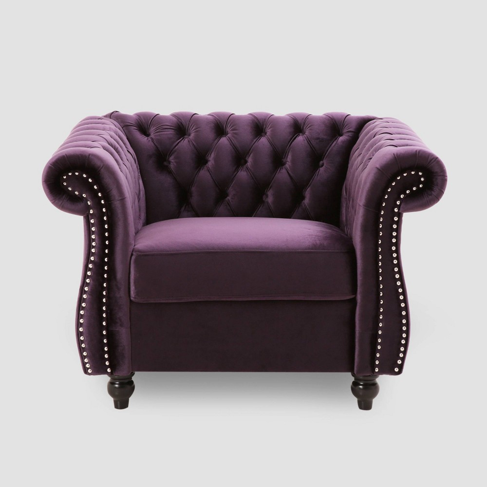 Photos - Chair Westminster Chesterfield Club  Blackberry - Christopher Knight Home