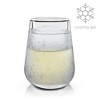 Viski Glacier Wine Glass, Double Walled Chilling Wine Glass, Active Cooling Gel, 8 Ounces, Clear Glass, Chilling Technology, Set of 1 - 3 of 4