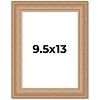 PosterPalooza | Photo Size Weathered Yellow Picture Frame - UV Acrylic, Foam Board Backing, Hanging Hardware - 2 of 4