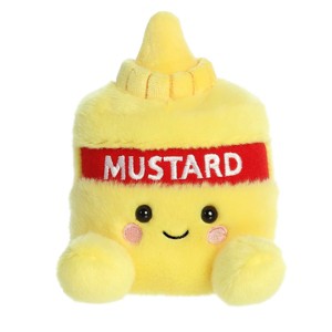 Aurora Mini Newton Mustard Palm Pals Adorable Stuffed Animal Yellow 5" - 1 of 4