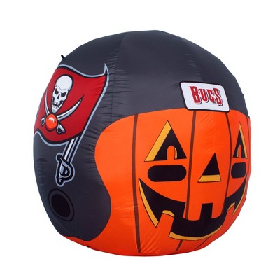 NFL Tampa Bay Buccaneers Inflatable Jack O' Helmet, 4 ft Tall, Orange
