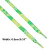 INSPIRE CHIC Tie-Dye Stars Flat Shoelaces for Sneakers Hiking Shoes 0.31'' 1 Pair - 3 of 4