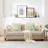 Spring Easter Bunny Throw Pillow Covers 18x18 Set of 4 Rabbit Decorative - 4 of 4