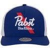 Adult Pabst Blue Ribbon Hybrid Bill Adjustable Trucker Hat - 2 of 4
