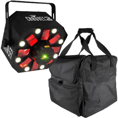 Chauvet DJ SWARM 5 FX Sound Active Derby, Strobe & Laser + DJ Transport Case