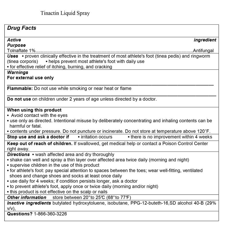 Tinactin Antifungal Spray Liquid Tolnaftate Athlete&#39;s Foot Treatment - 5.3oz, 5 of 6