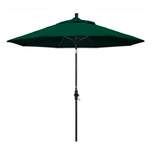 9' Aluminum Collar Tilt Crank Sunbrella Patio Umbrella - California Umbrella