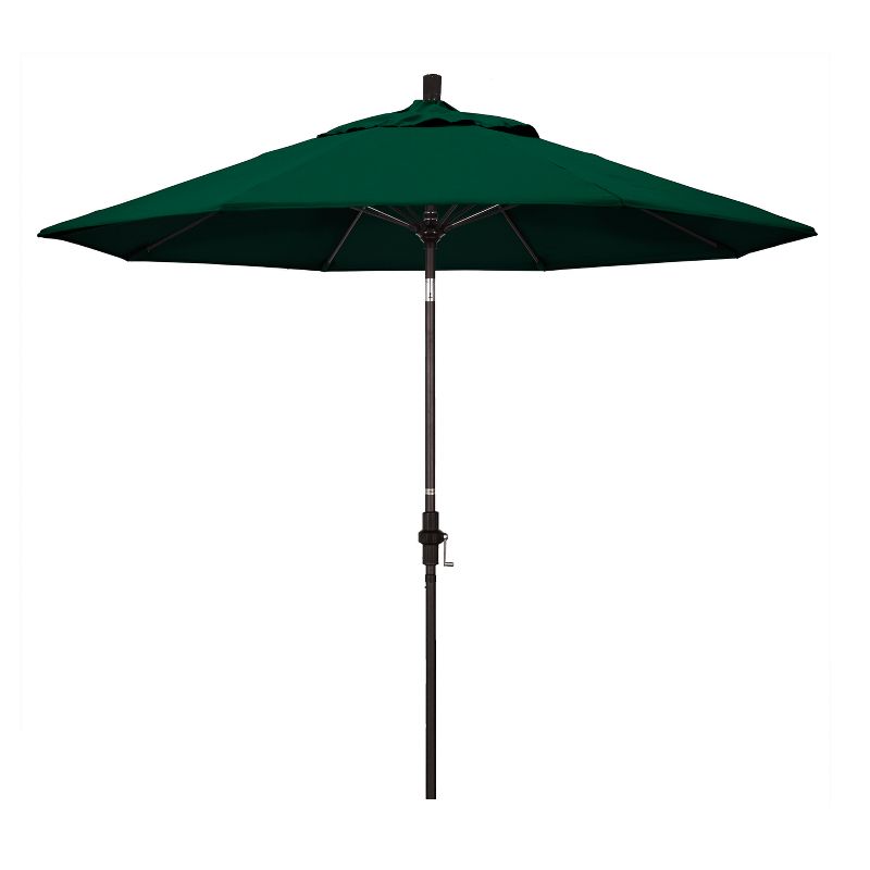 9' Aluminum Collar Tilt Crank Sunbrella Patio Umbrella - California Umbrella, 1 of 11