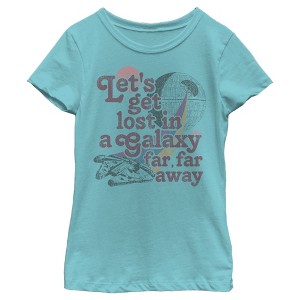 Girl's Star Wars Let's Get Lost in a Galaxy T-Shirt - 1 of 3