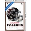 Trends International NFL Atlanta Falcons - Drip Helmet 20 Framed Wall Poster Prints - 3 of 4