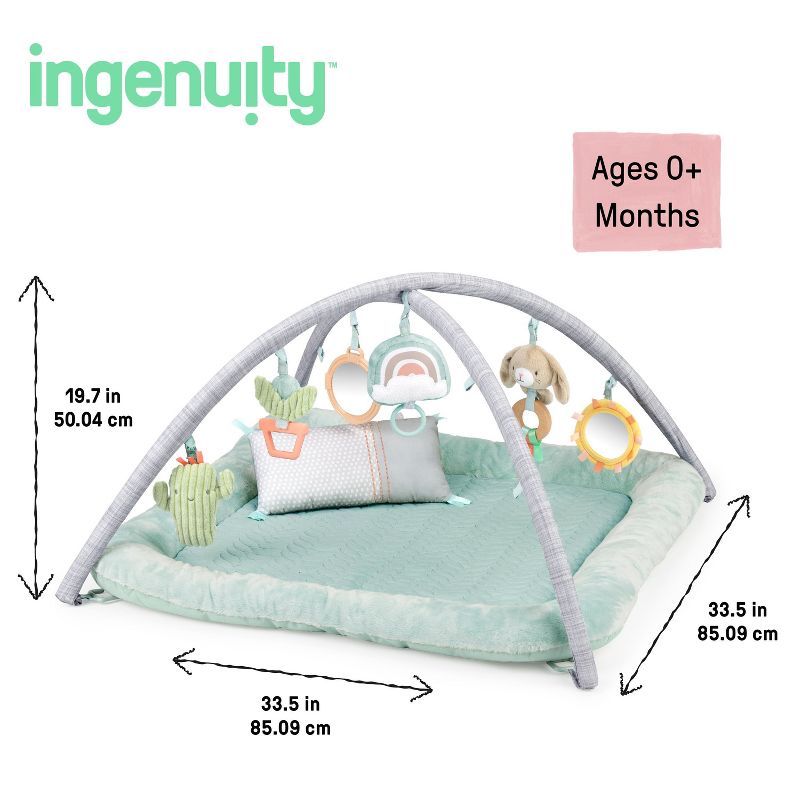 Ingenuity Calm Springs Plush Activity Gym - Chic Boutique, 6 of 16