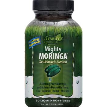 Irwin Naturals Mighty Moringa Dietary Supplement Liquid Softgels - 60ct