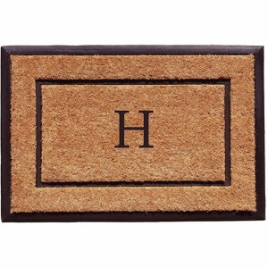 Calloway Mills 101632436H The General Monogram Doormat, 24" x 36", Letter H - 1 of 2