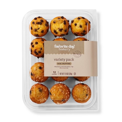 Mini Muffin Variety Pack - 11.9oz/12ct - Favorite Day™