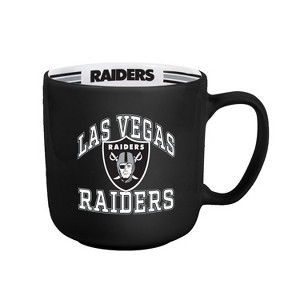 NFL Las Vegas Raiders Stripe Mug - 15oz: Ceramic Drinkware, Service for 1 - 1 of 1