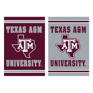 Embossed Suede, Texas A&M Double Sided Indoor Outdoor Decor 18" x 12.5" - 1 of 1
