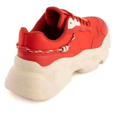 Женские кроссовки Andrea Women's Urban Casual Chunky Sneakers 95920-3907085 Red 6 — фото 2