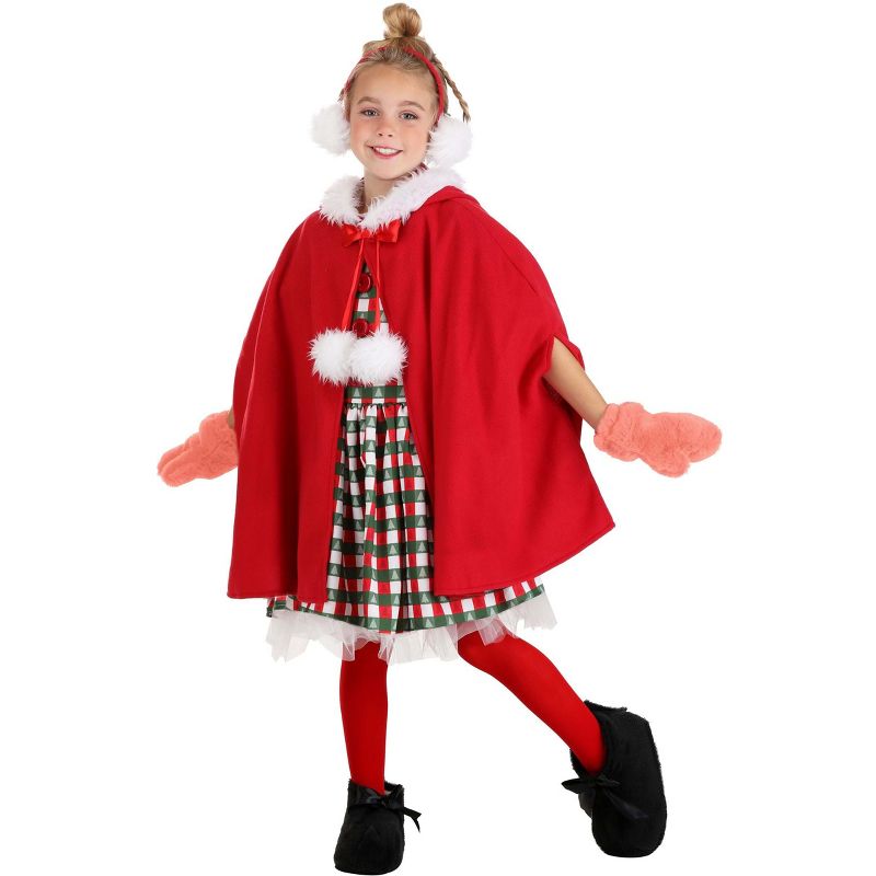 HalloweenCostumes.com Girl's Storybook Christmas Costume, 1 of 12