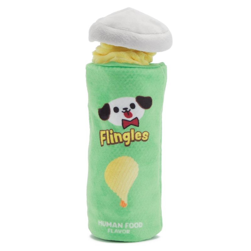 BARK Chip Stack Dog Toy - Flingles Can, 1 of 12