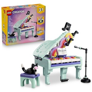LEGO Creator 3 en 1 Decoración Musical Piano con Gato 31392