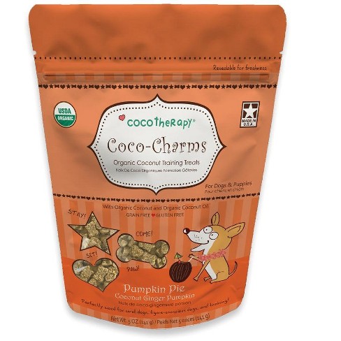 CocoTherapy Coco-Charms Training Dog Treats-Pumpkin Pie 5oz - image 1 of 4