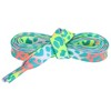 INSPIRE CHIC Leopard Multicolor Tie Dye Gradient Flat Shoelaces Sports Sneakers 2 Pairs - 2 of 4
