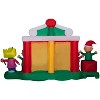 Gemmy Giant Christmas Inflatable Peanuts Gang Stage Scene, 7 ft Tall, Multi - 4 of 4
