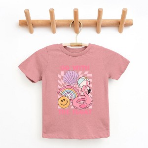 The Juniper Shop Go With The Float Pink Youth Short Sleeve Tee - 1 of 2