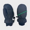 Rugged Bear Toddler Winter Hat & Ski Mittens Set - Cozy Beanie with Pom Pom & Warm Mittens for Boys & Girls, Ages 2-3 Years - 4 of 4