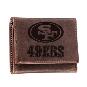 Evergreen San Francisco 49ers Tri-Fold Wallet, Brown - 1 of 1
