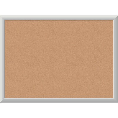 U Brands Cork Bulletin Board 23 x 17 Inches Silver Aluminum Frame 020U00-01