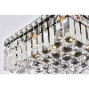 Elegant Lighting Maxime 12 inch black flush mount - 4 of 4