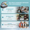 EUHOMY 12 Volt Refrigerator, 11 Quart (10L) Car Fridge with APP Control, Car Refrigerator -4℉~68℉, Portable Freezer for RV, Camping, Travel, Grey - 2 of 4