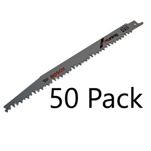 Bosch 50 Pack of Genuine OEM Replacement Reciprocating Saw Blades - RP95B-50pk - 1 of 1