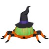 Gemmy Airblown Inflatable Orange Spider , 3 ft Tall, Multi - 4 of 4