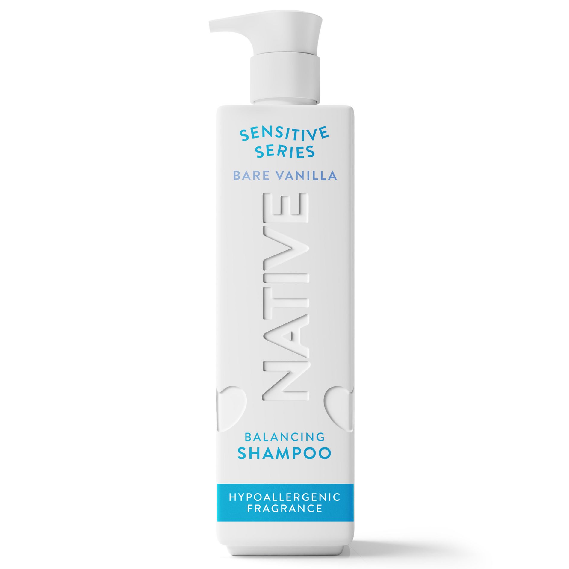 Native Derm Shampoo Balancing Bare Vanilla - 18 fl oz: For All Hair Types, Daily Use, Liquid Hair Shampoo