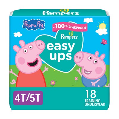 Easy Ups Girls' Disposable Training Underwear - (Select Size and Count)