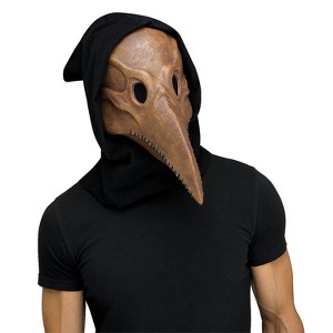 Fun World Adult Plague Doctor Costume Mask -  - Brown - 1 of 1