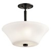 Kichler Lighting Aubrey 3 - Light Semi-Flush Mount in  Olde Bronze - 3 of 4