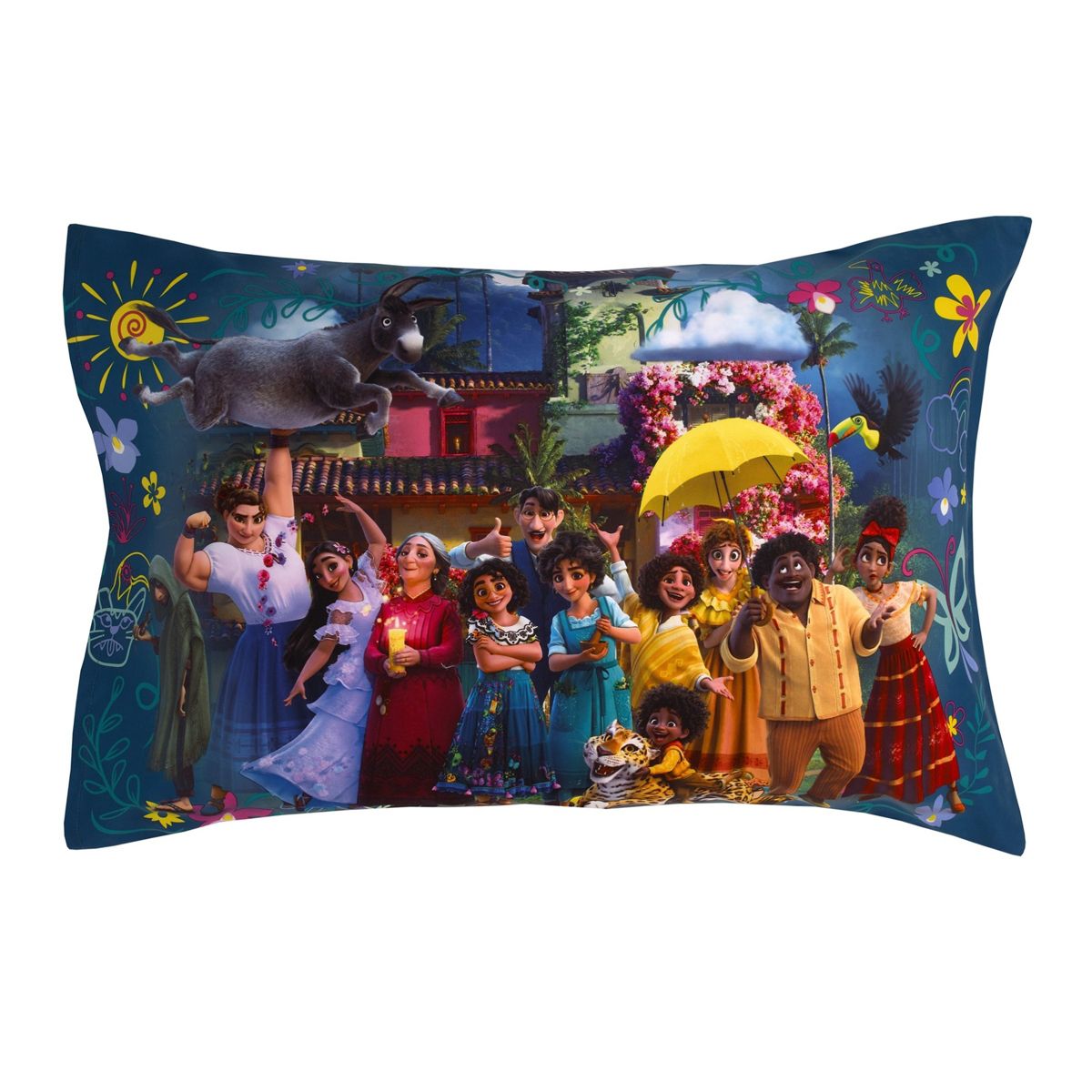 Disney Encanto Power Trio Purple and Teal 4 Piece Toddler Bed Set - thumbnail 6