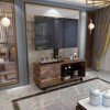 TV Stand For 65 Inch TVs Farmhouse Entertainment Center Media Console With 3-tier Cabinet For Living Room Bedroom - 2 of 4