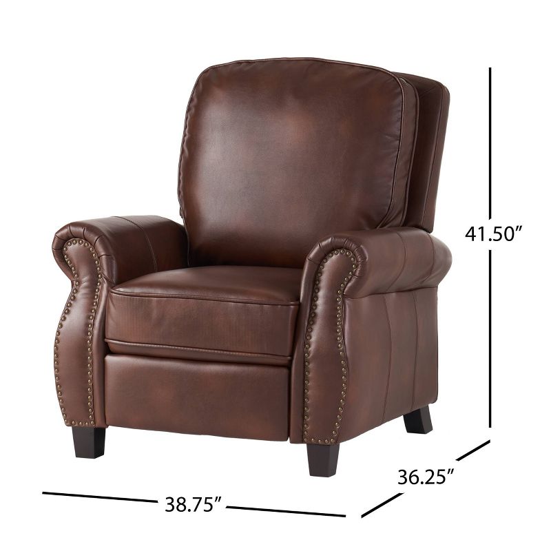 Torreon Faux Leather Recliner Club Chair - Christopher Knight Home, 5 of 13