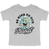 The Juniper Shop SmileyWorld Be Kind To Our Planet Retro Toddler Short Sleeve Tee - 2 of 4